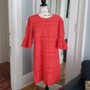 Nwt j crew dress 12 poppy red